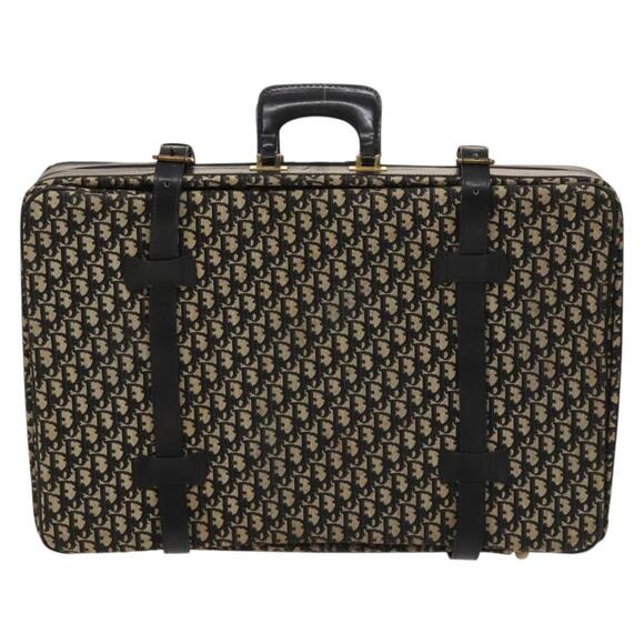 DIOR Trotter Canvas Trunk Navy Gold - Picture 2 of 12